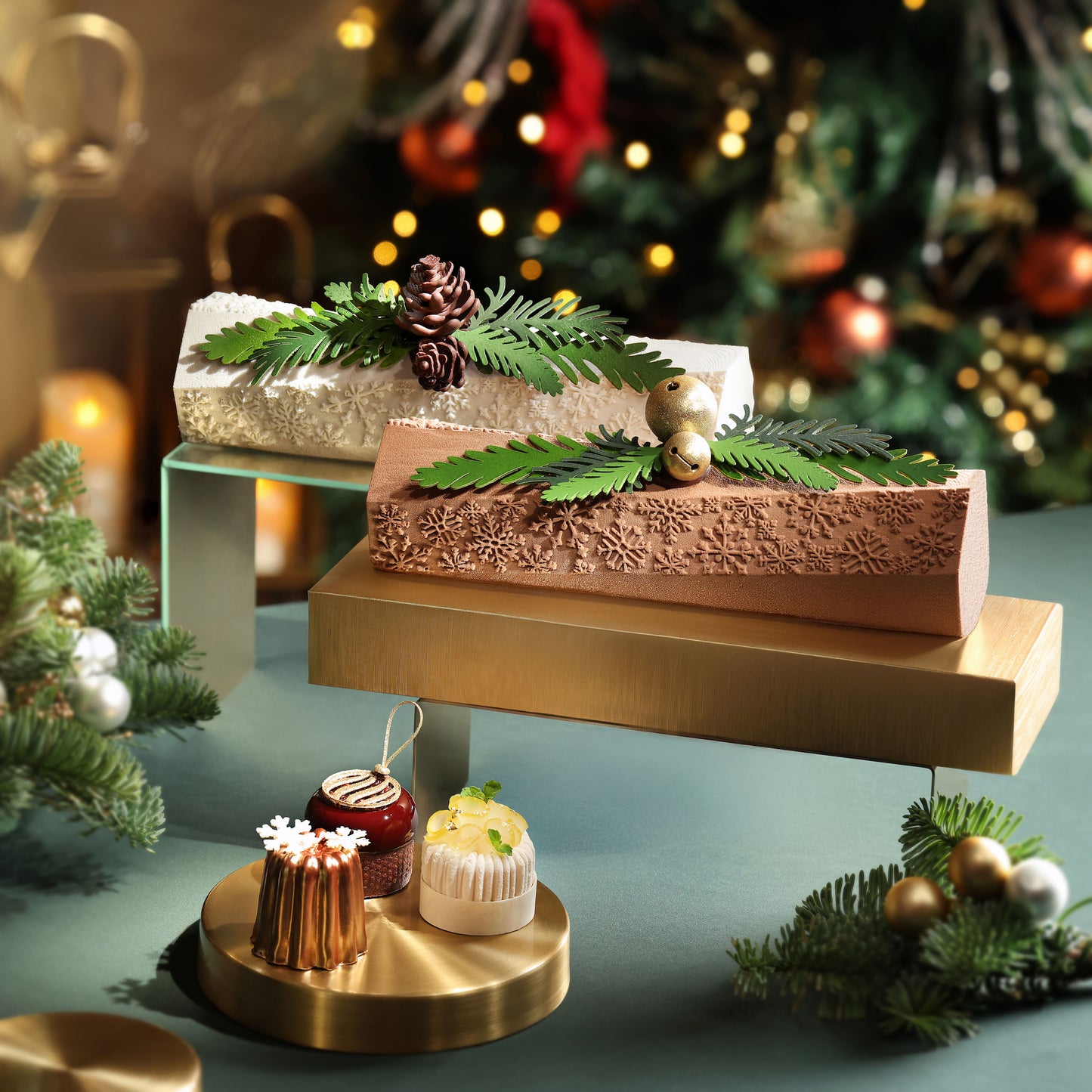 Christmas Log Cake - Chestnut Bergamot
