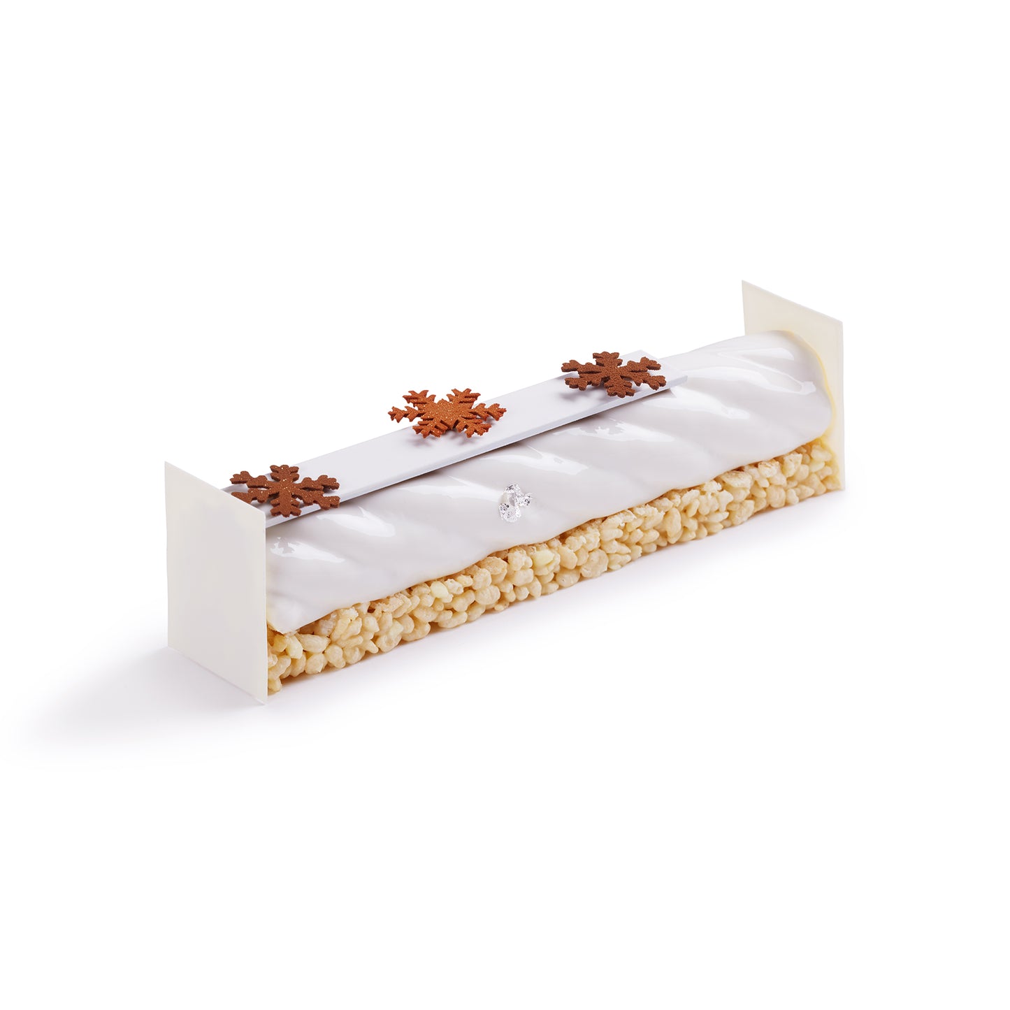 Christmas Log Cake - Ivory