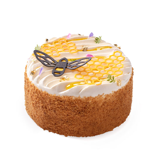 蜂巢原蜜蛋糕