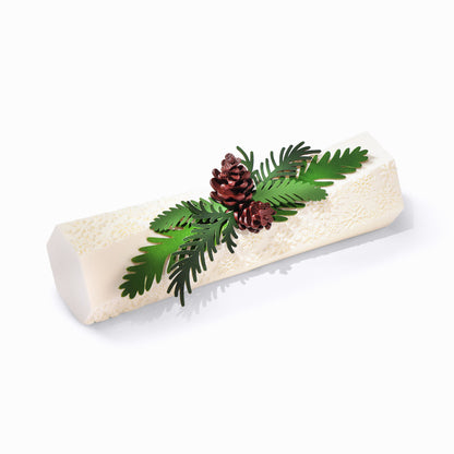 Christmas Log Cake - Vanilla Caramel